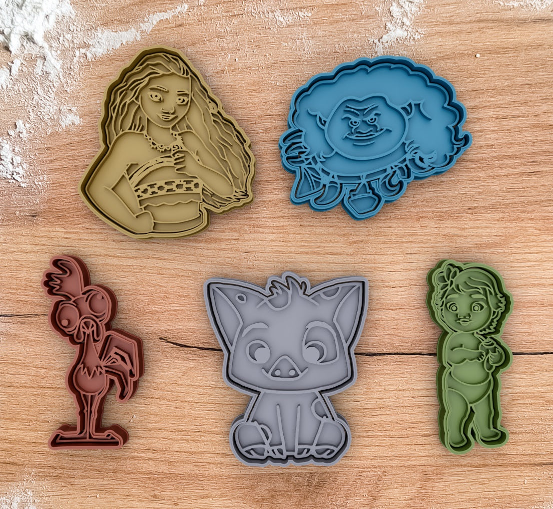 Nuevo Moana Pack #3 de 5 cortadores