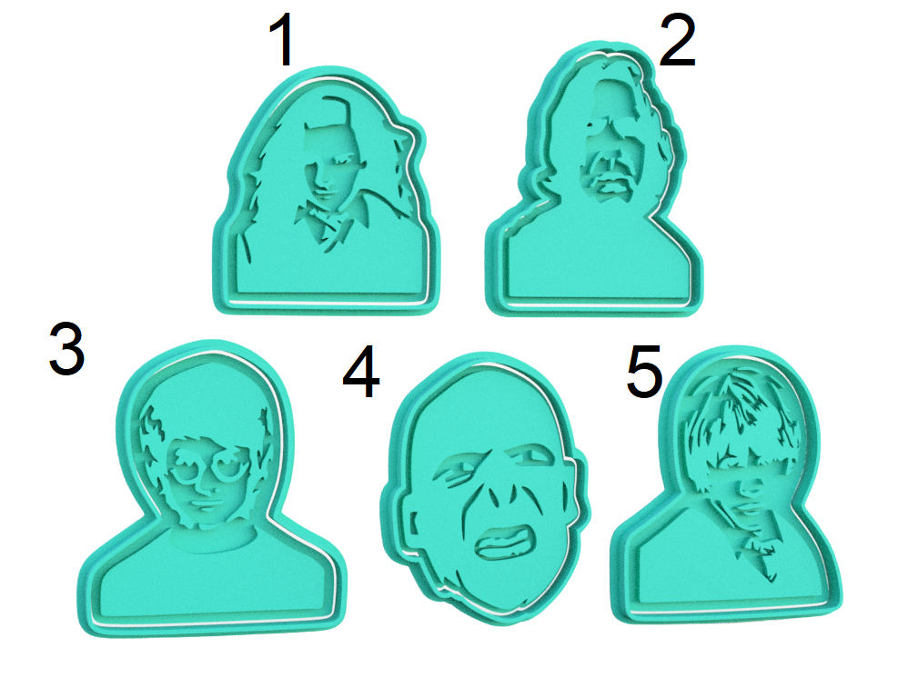 Harry Potter silhouette x Unidad de 5 cortadores v