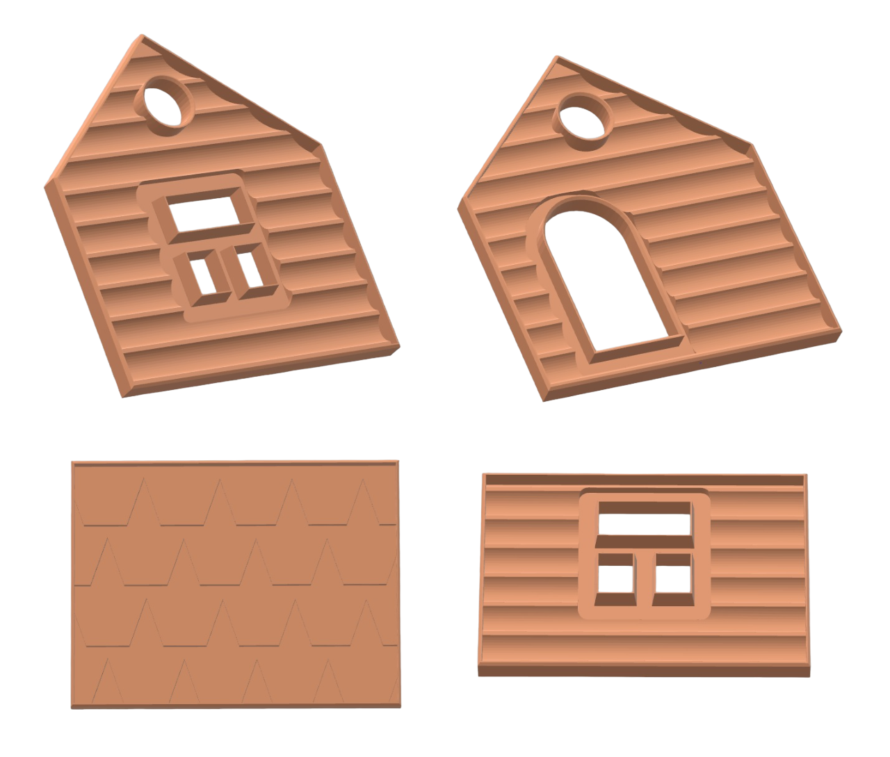 Casa de jengibre Pack de 4 cortadores