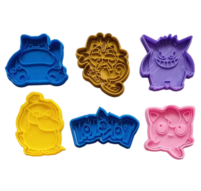 Pokemon #4 Pack de 6 cortadores