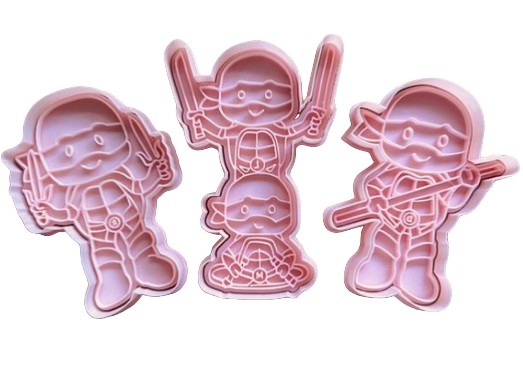 Tortugas Ninja #1 Pack de 3 cortadores