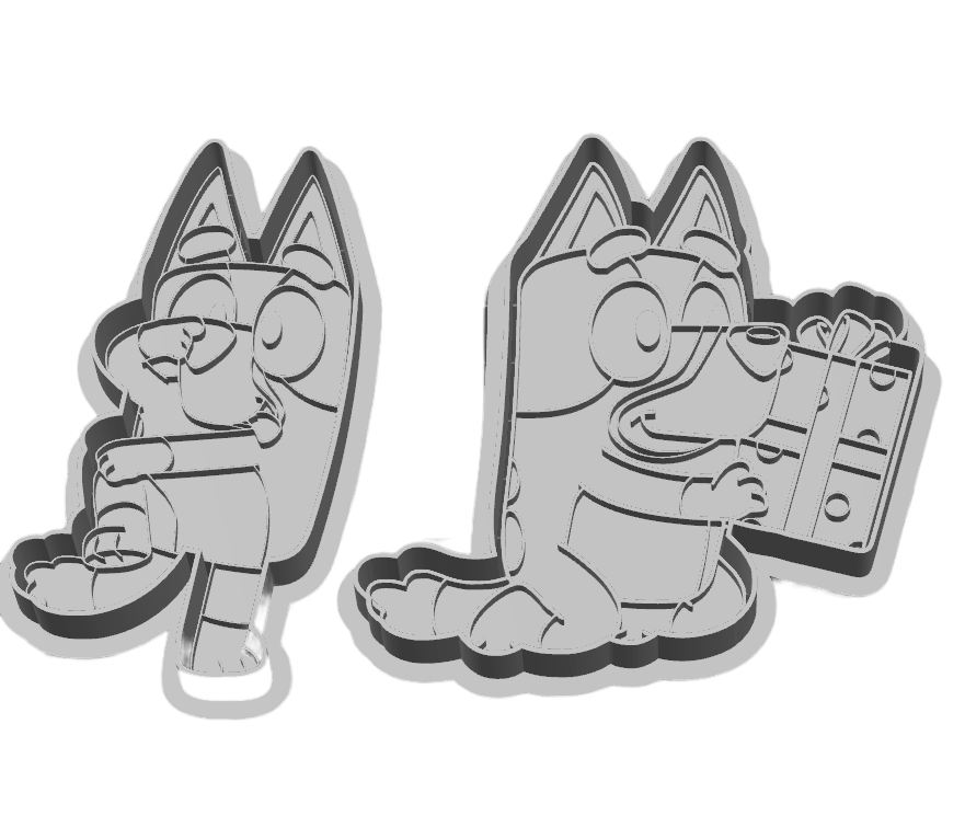 Bluey Pack de 2 cortadores #3