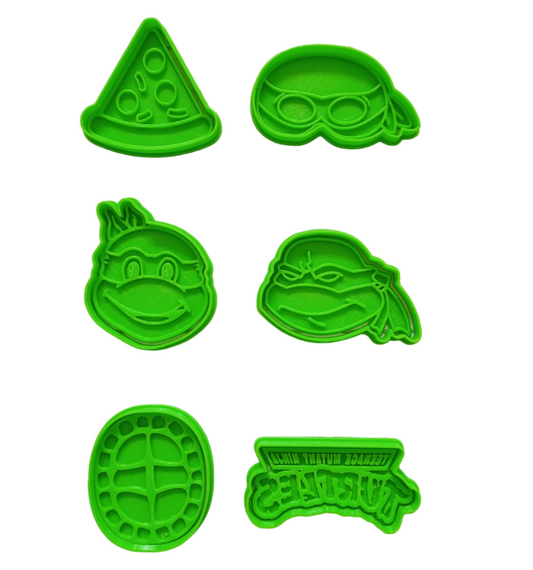 Tortugas Ninja #3 Pack de 6 cortadores