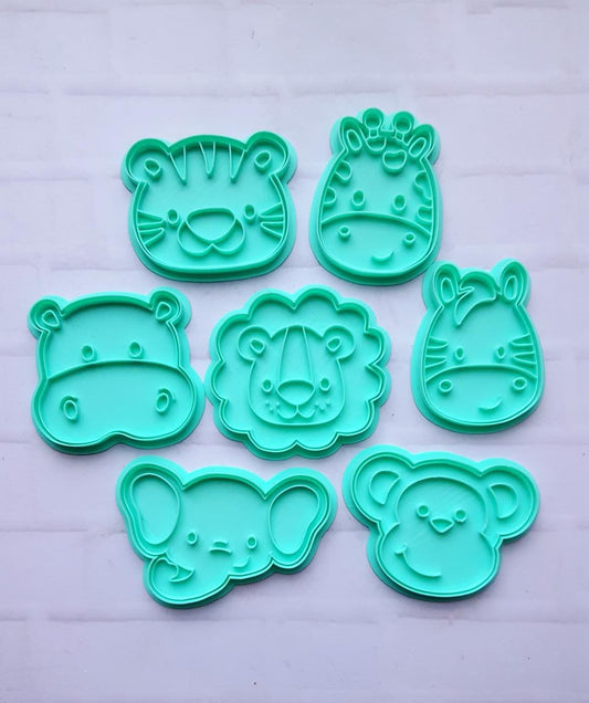 Nuevo Jungle Animals Pack #1 de 7 cortadores