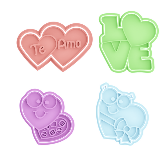 San Valentin #9 x Unidad de 4 cortadores