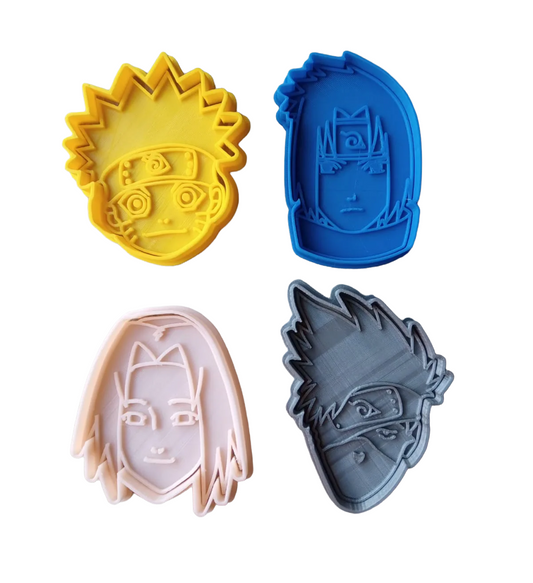 Naruto #2 Pack de 4 cortadores