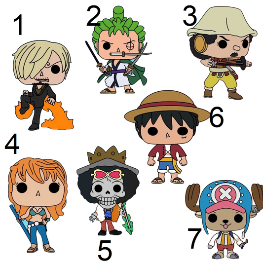 One Piece #1 x Unidad de 7 cortadores