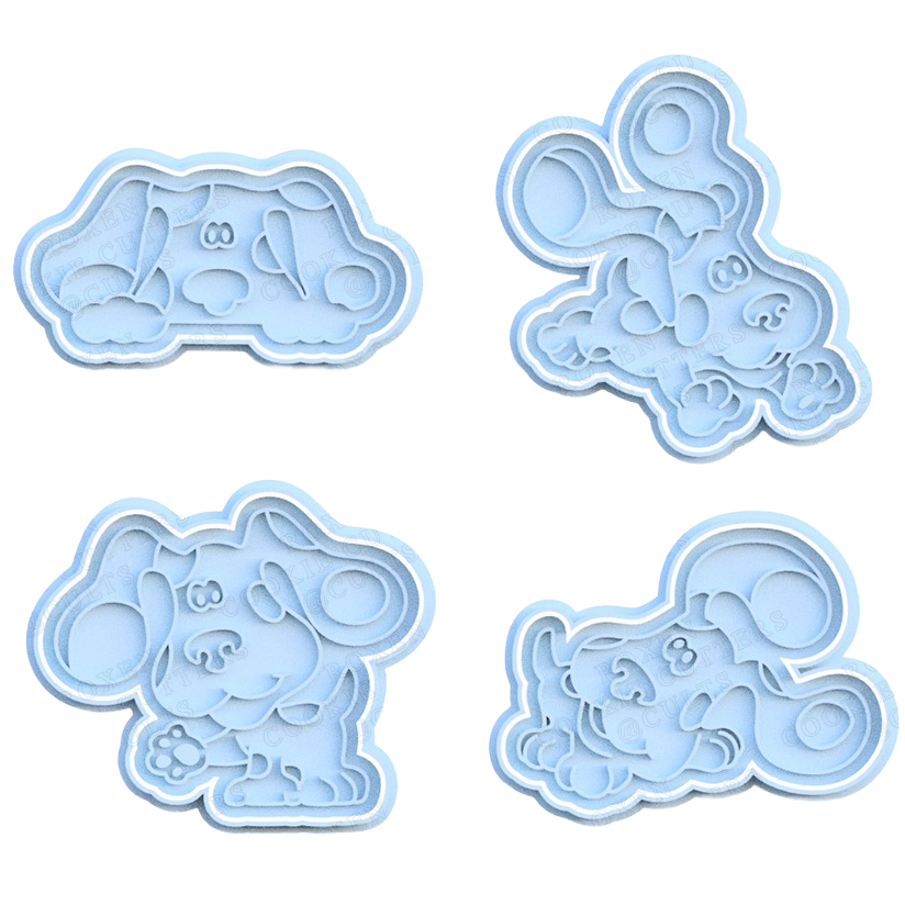 Blue_s Clues Pack de 4 cortadores