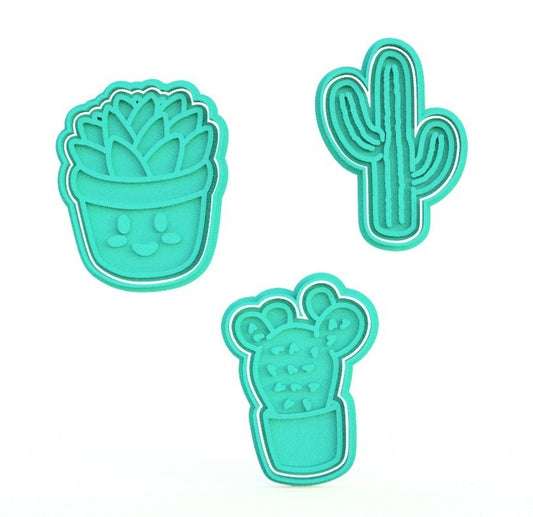 Cactus Pack de 3 cortadores