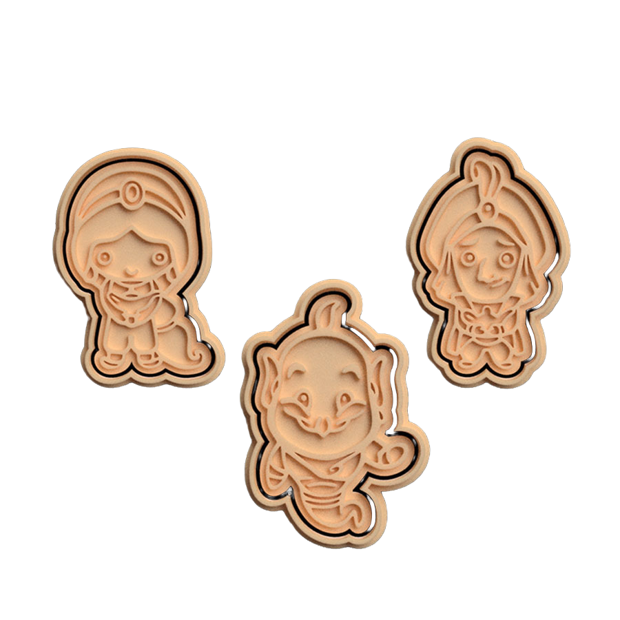 Disney Aladdin Pack de 3 cortadores