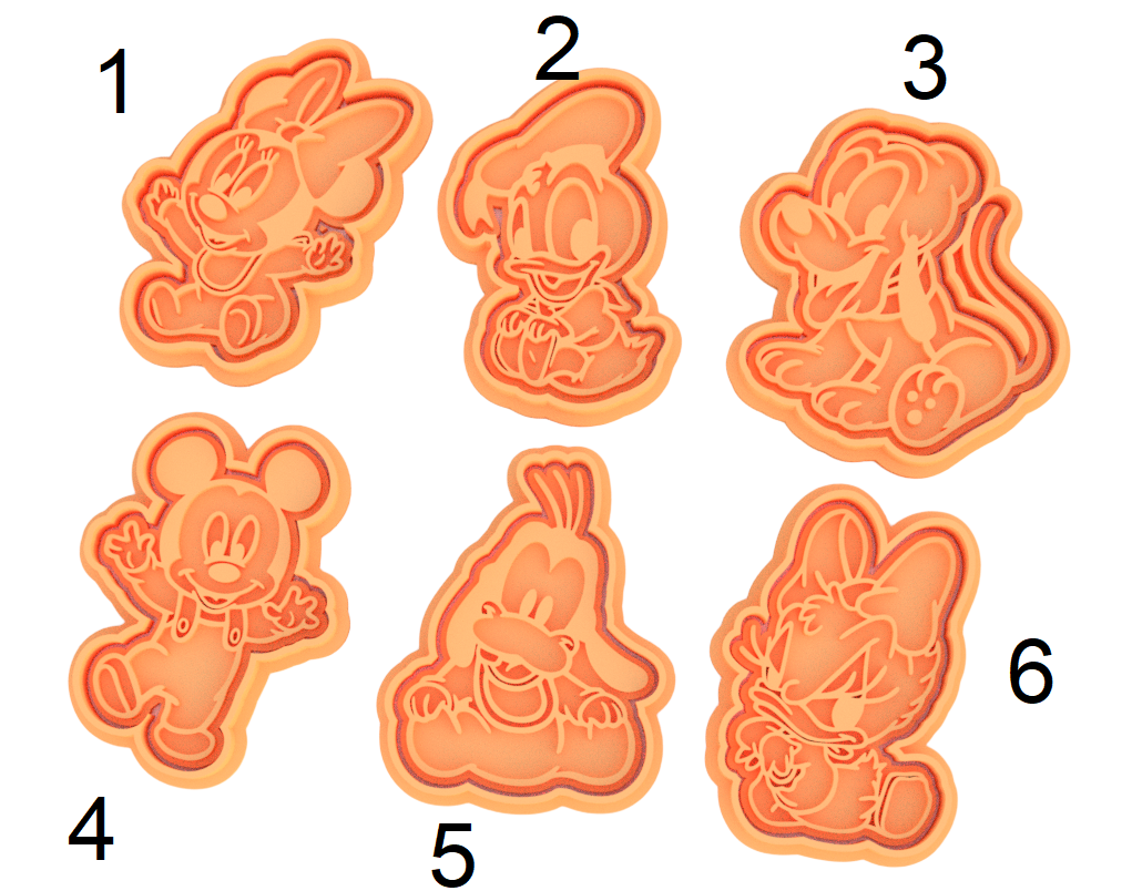 Disney Babies - Mickey Mouse x Unidad de 6 cortadores