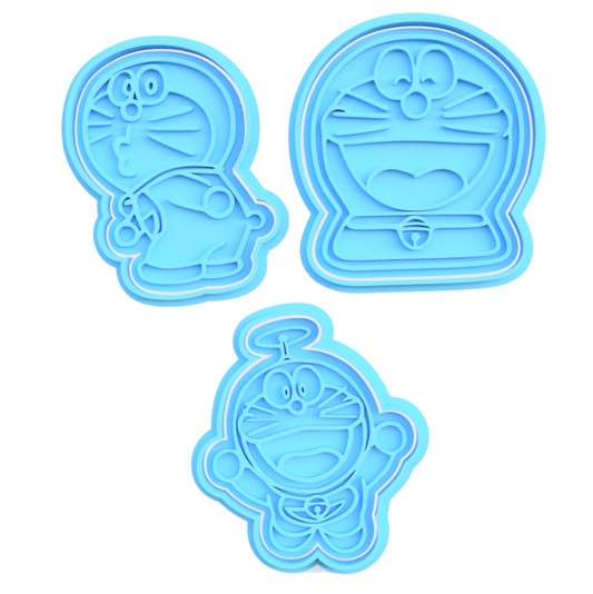 Doraemon Pack de 3 cortadores