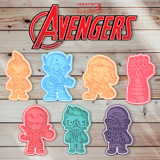 Avengers Pack de 7 cortadores