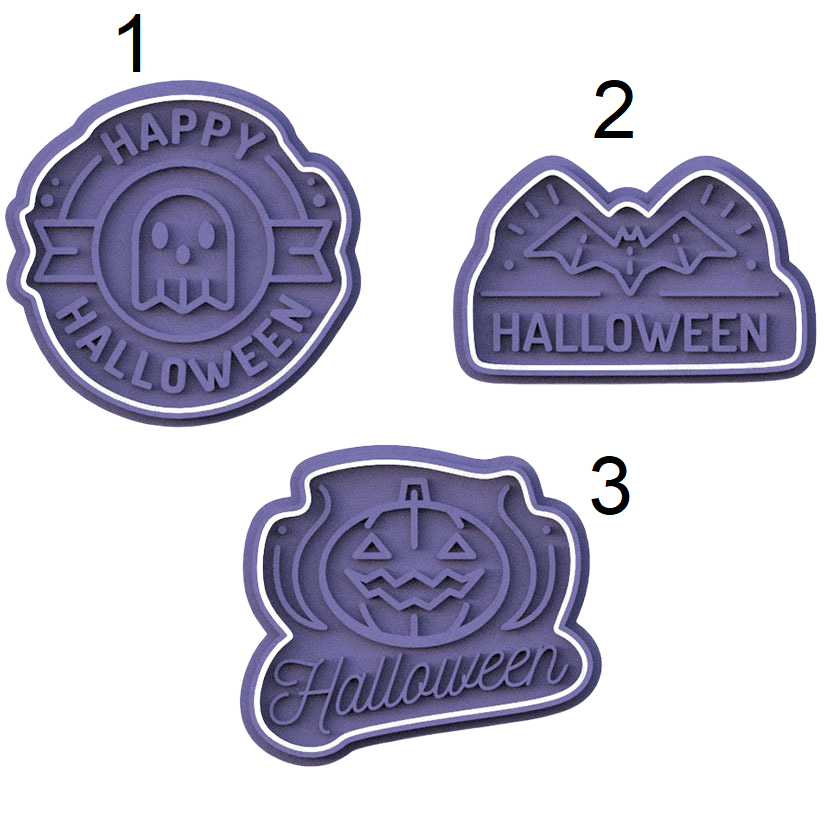 Halloween badge x Unidad de 3 cortadores