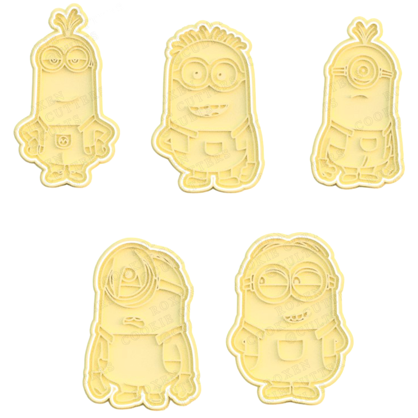 Minions Pack de 5 cortadores