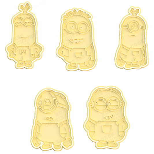 Minions Pack de 5 cortadores