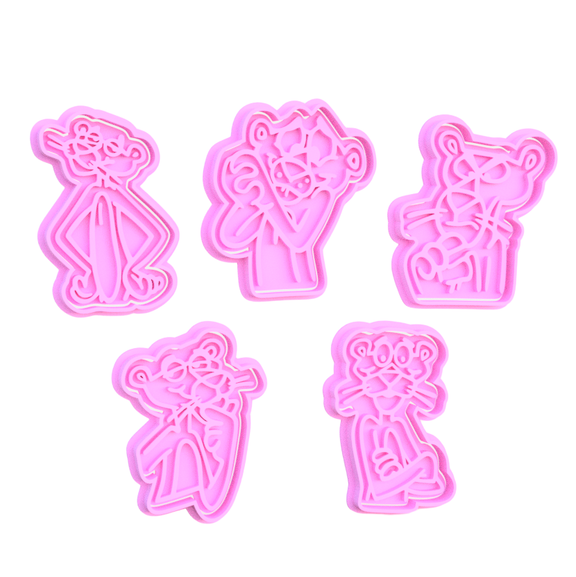 Pink Panther Pack de 5 cortadores