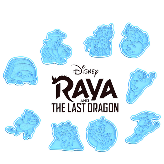 Raya and the Last Dragon Pack de 9 cortadores