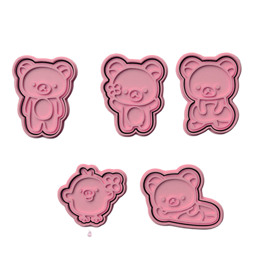 Rilakkuma Pack de 5 cortadores