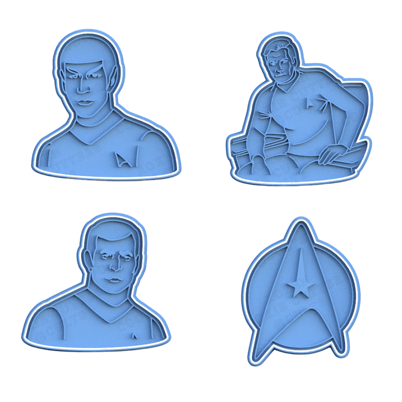 Star Trek Pack de 4 cortadores