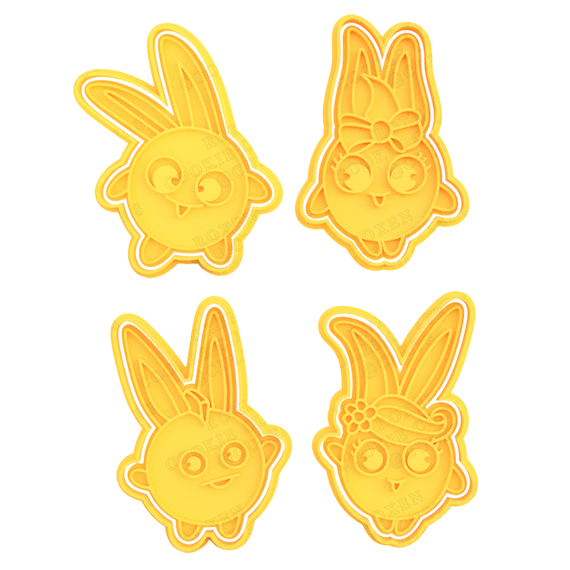 Sunny Bunnies Pack de 4 cortadores