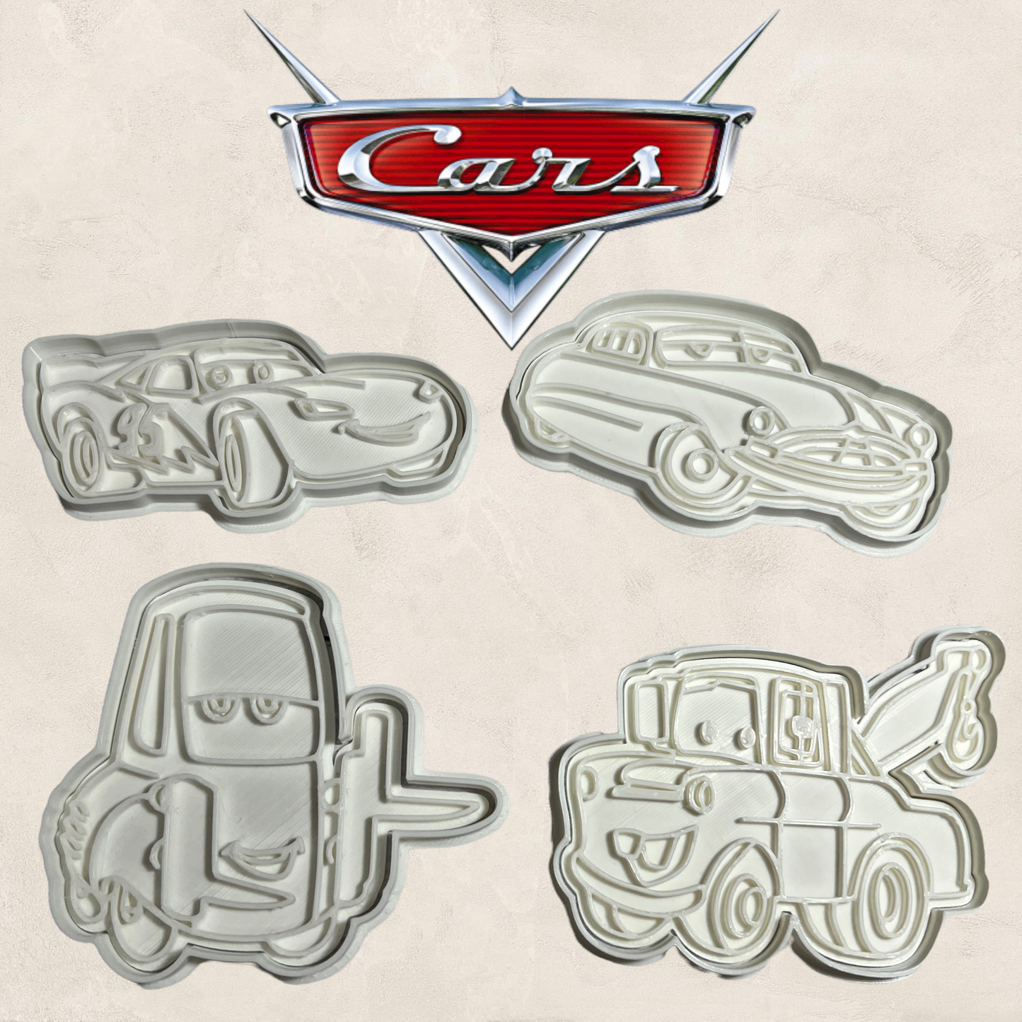 Cars Pack de 4 cortadores