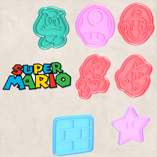 Super Mario Pack de 7 cortadores