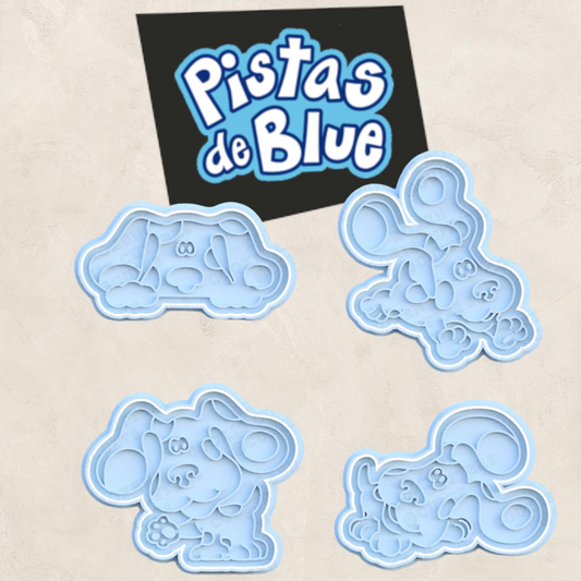 Blue_s Clues Pack de 4 cortadores