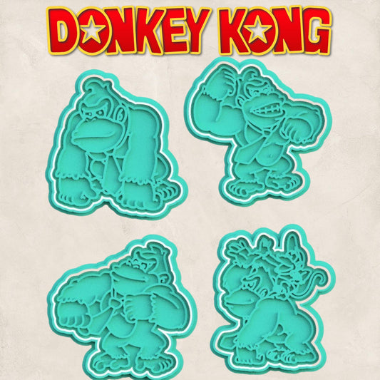 Donkey Kong Pack de 4 cortadores