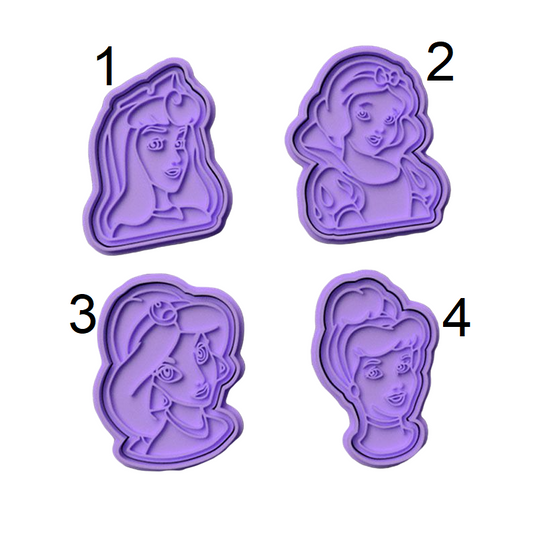 Princesas Disney #4 x Unidad de 4 cortadores