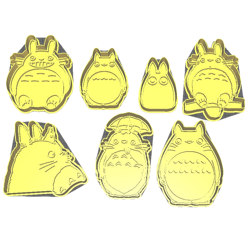 Mi Vecino Totoro Pack de 7 cortadores